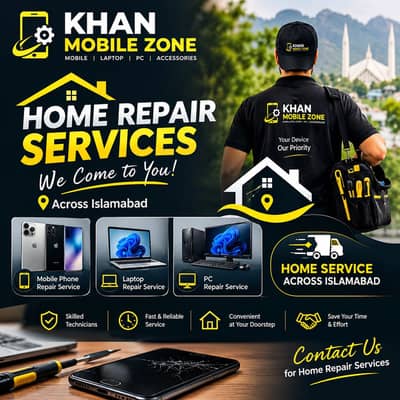 Mobile laptop pc Repairing Services | Khan Mobile Zone Islamabad