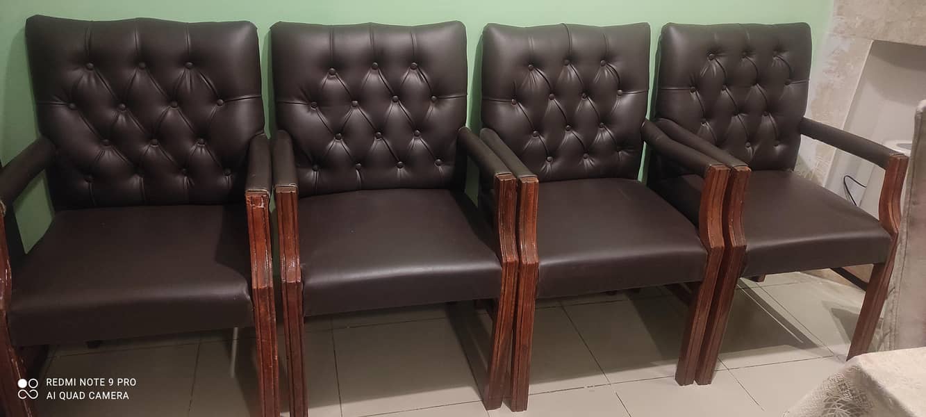 selling purpose # 4 sofa chairs # new condition 0