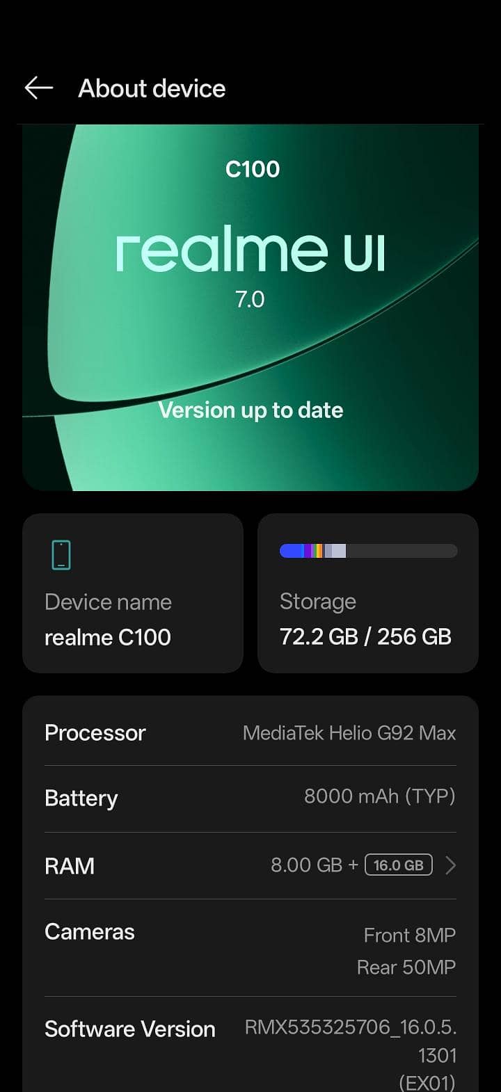 Realme C100 6