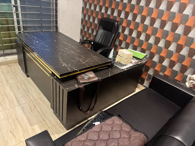 Office table and sofa 1