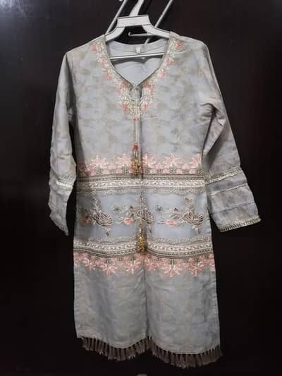 3pc embroidered party wear suit