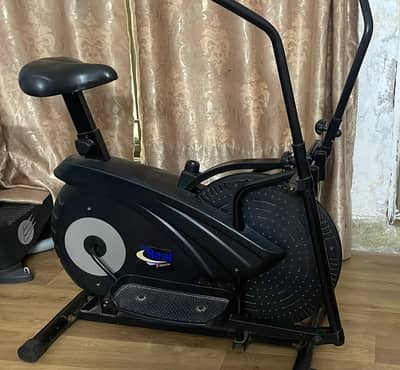 Real Fitness Elliptical Cross Trainer with Adjustable Seat/home gym