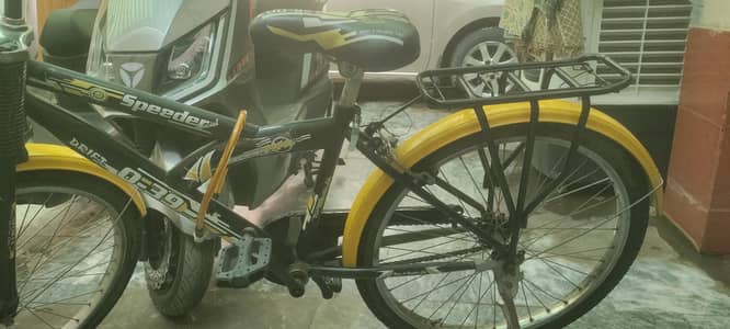 24" bicycle for sale yellow colour