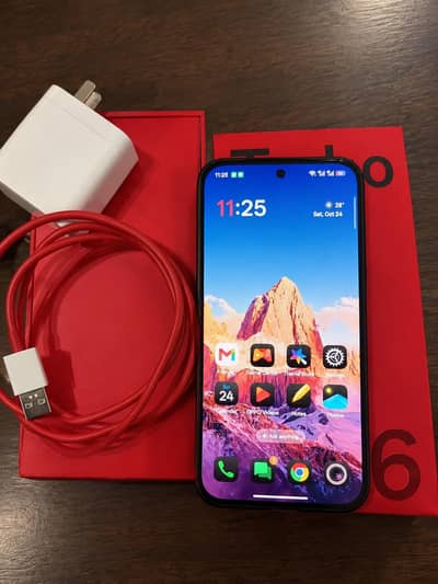 One Plus Turbo 6 - Official PTA -12/256 - box & chrager