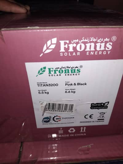 Fronus Titan3200 model  2.4kva  Brand new full warranty  Price 45