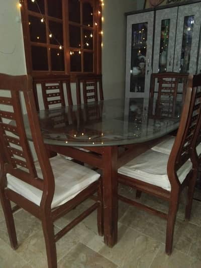 Dining table for sell with 6 table
