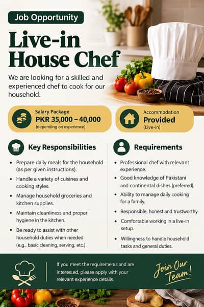 Home Cook/Professional Chef