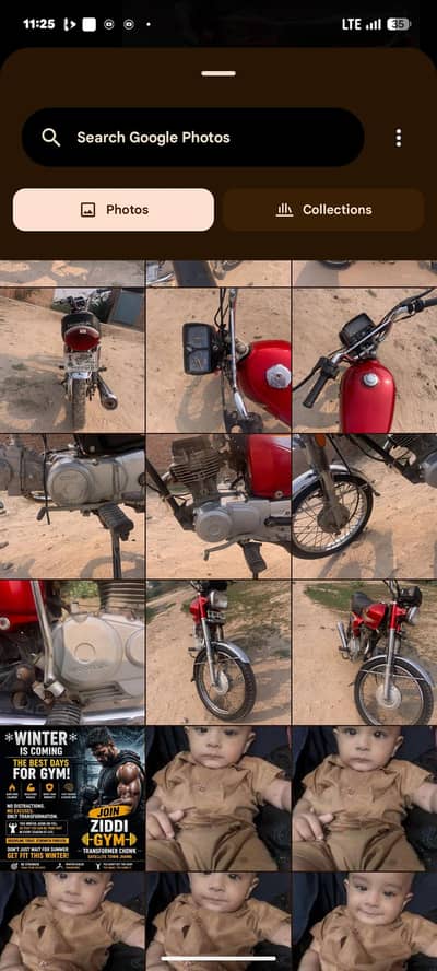 Honda 125 2012 modal