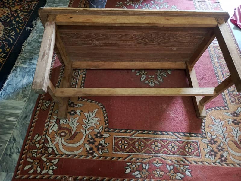 wooden table 2