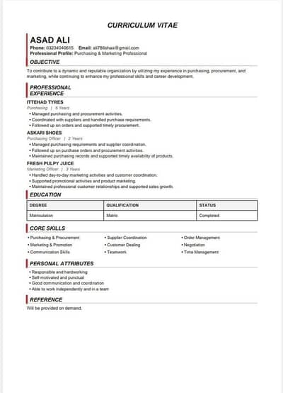 I need Job