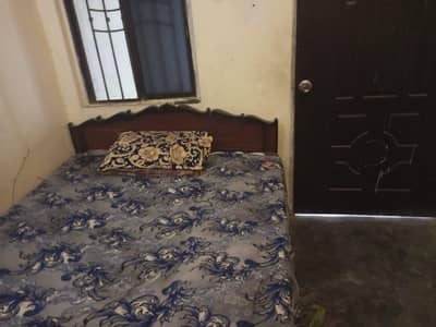 Totally  wood  Double Bed