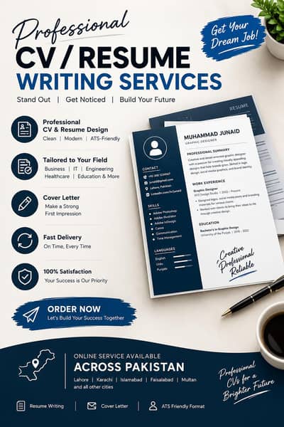 Professional CV / Resume Design - ATS Friendly - Same Day Delivery
