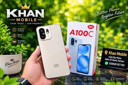 itel a100c 2+2 64 gb complete box