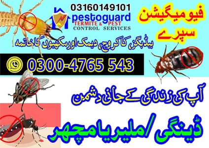 Fumigation, Pest control, Rodent control, Bedbugs spray, termite
