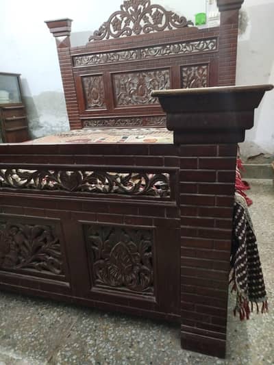 King Size Wooden Bed