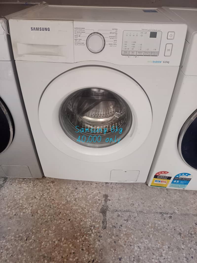 automatic washing machine 6