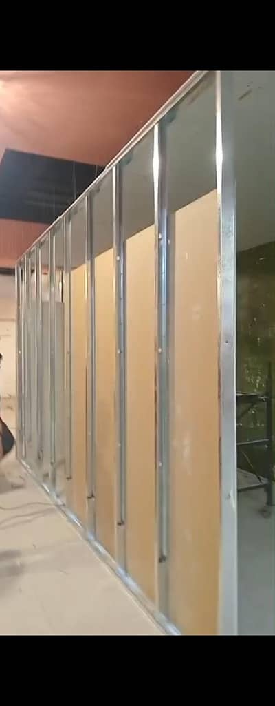 150 sq ft Drywall panels with steel frame