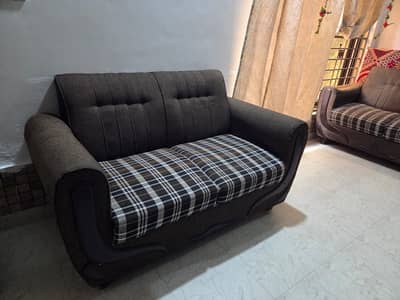 Sofa Set | 7-Seater Sofa Set for Sale | 3+2+1+1 | Wooden Sofa for Sale