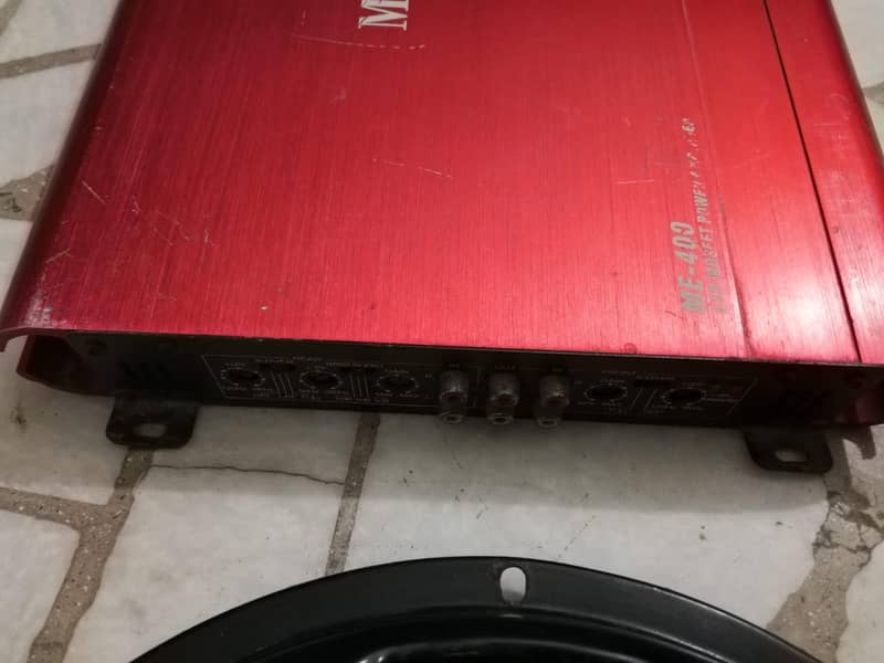 amplifiers and woofer 5