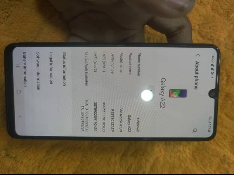 Samsung Mobile A22 6
