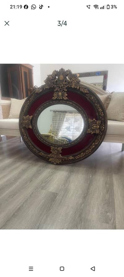antique style mirror