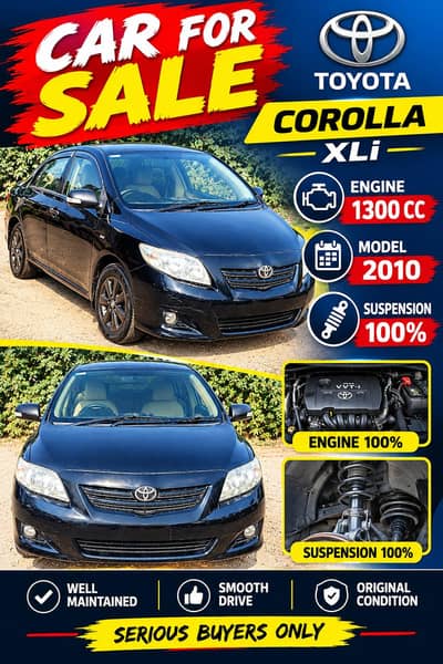 Toyota Corolla XLI 2010