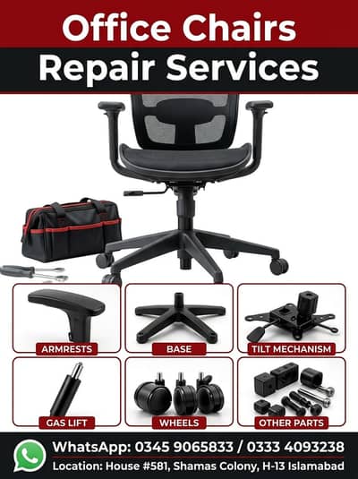 Chair Repair , Executive Chair Repair, Hydraulic & Gaming Chair