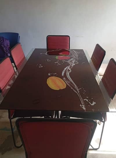 Dinning Table with 6 chairs