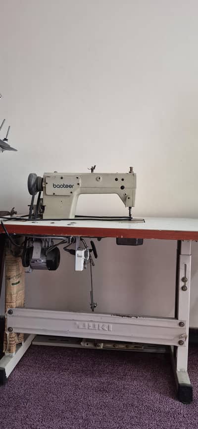 Baoteer Lockstitch Sewing Machine with Juki Table Stand