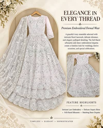 Elegance in Every Thread – Premium Embroidered Formal Wear