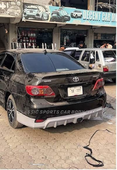 Toyota corolla gli 2012 sport fibre body kits