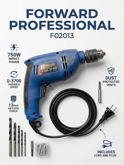 Heavy-Duty Electric Power Drill