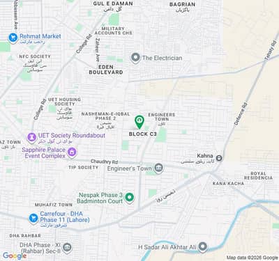 1 Kanal Two Side Open Near Park and Main Boulevard Hot Location Plot for sale in IEP Engineer Town Block C3