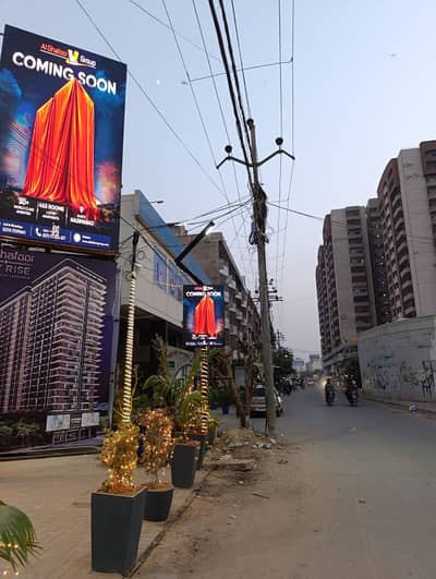 ALGHAFOOR SKY RISE 2 BED DD APARTMENT FOE SALE ON INSTALLMENT BASIS AT NORTH NAZIMABAD BLOCK B