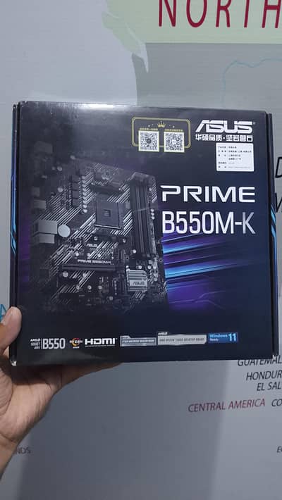 ASUS PRIME B550M-K Motherboard – AMD Ryzen AM4 | M. 2 NVMe Support