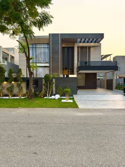 1-Kanal Ultra-Modern Designer Bungalow for Sale | Fully Furnished with Double-Height TV Lounge