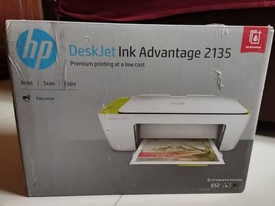HP DeskJet Ink Advantage 2135 All-in-One (Print, Scan, Copy)-Full Box