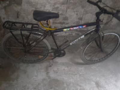 OVAL bicycle black and white color