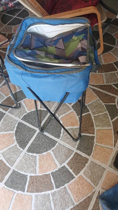 camping hotpot storage with portable stand