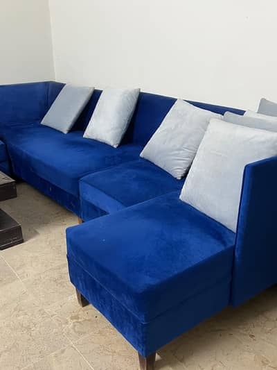 Royal Blue Sofa Set for Sale in Discounted Price
