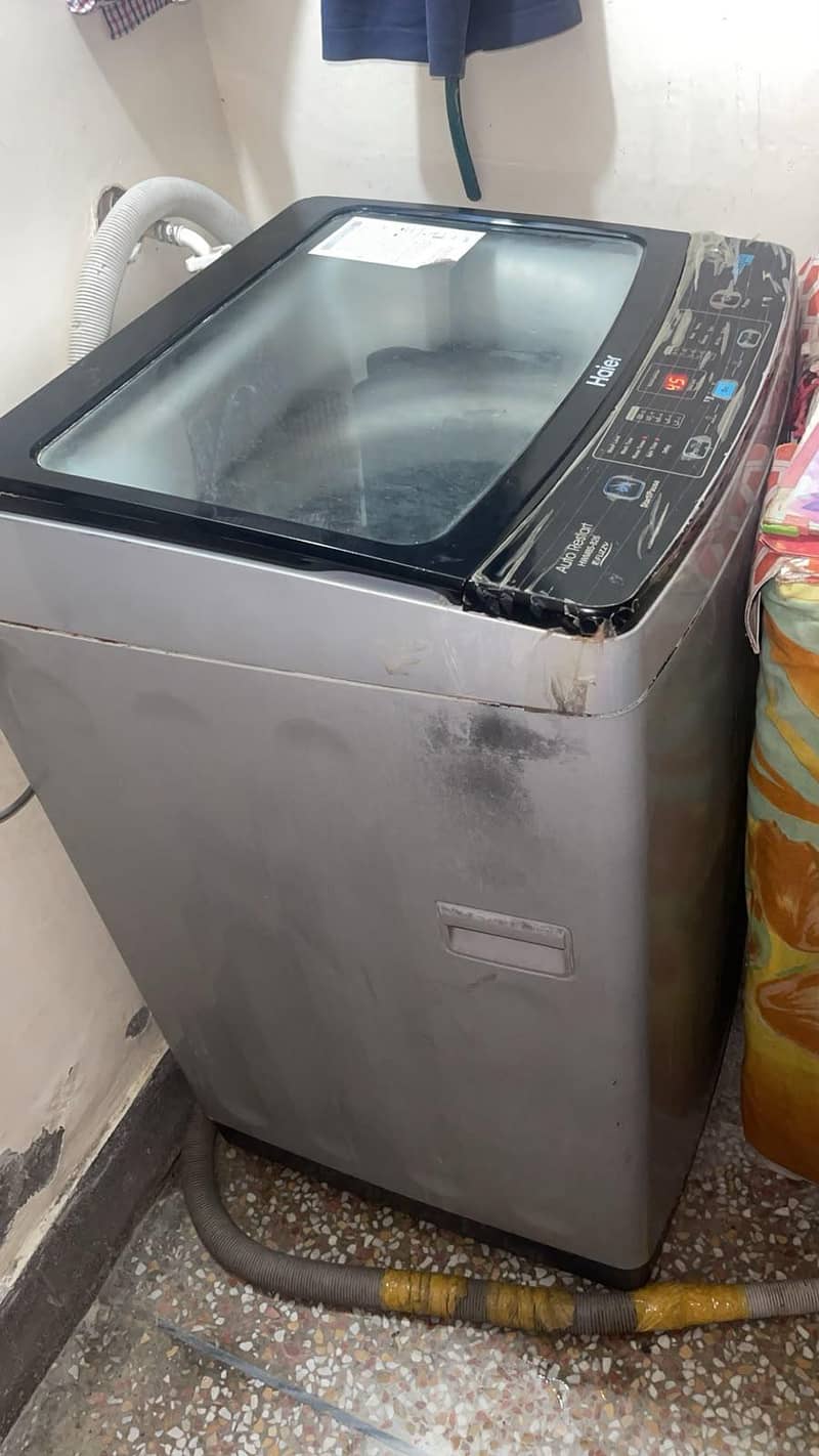 Haier used automatic washing machine 0