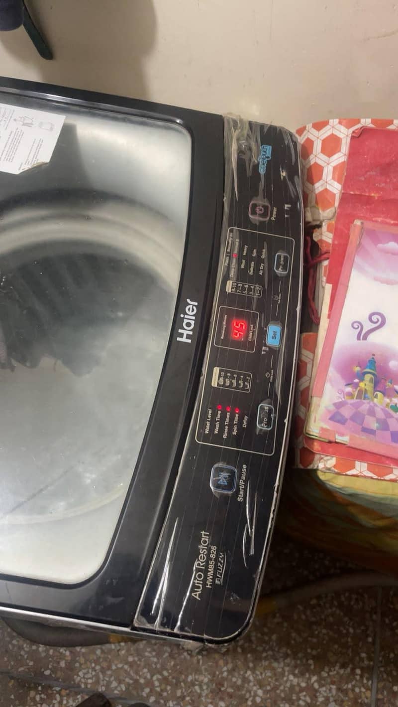 Haier used automatic washing machine 1