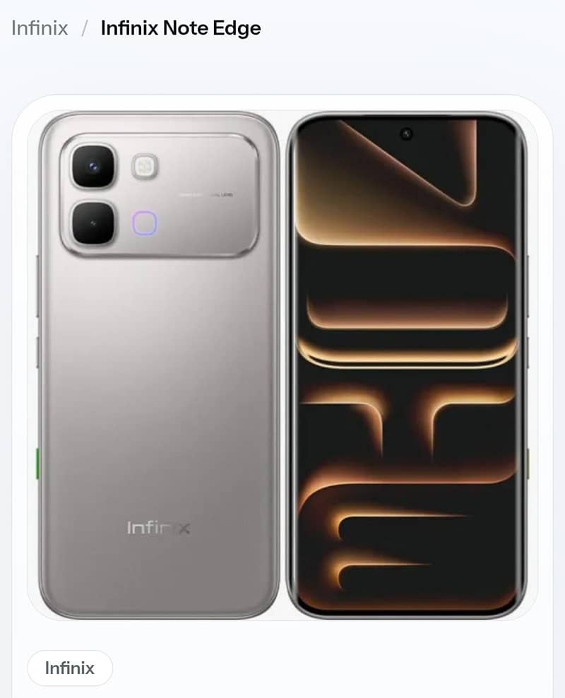 Infinix Note Edge 0