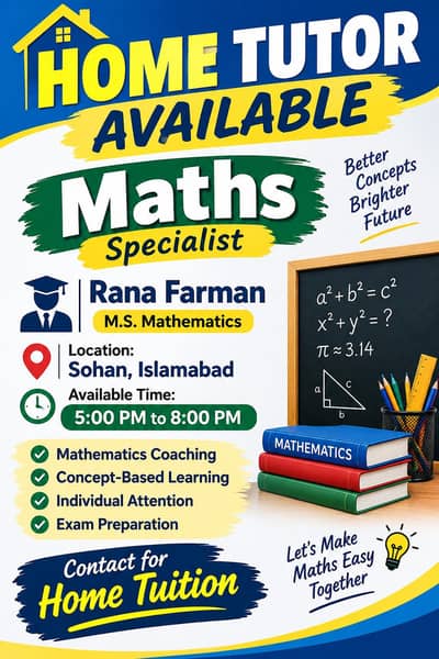 Required home tuition for mathematics