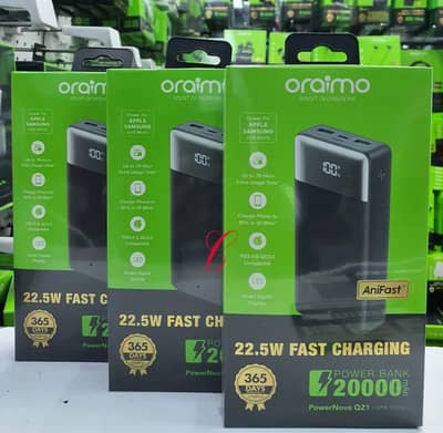 Oraimo PowerNova Q21 — 20,000mAh Power Bank