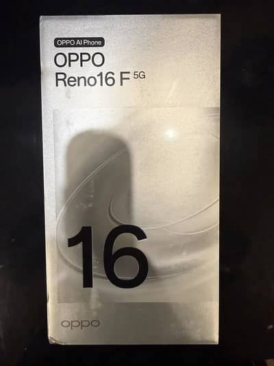OPPO Reno16 F 5G – Brand New Box Pack 256 Gb / 8Gb
