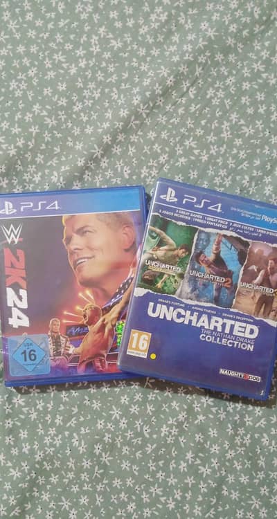 Wwe 24 with Free Uncharted PS4