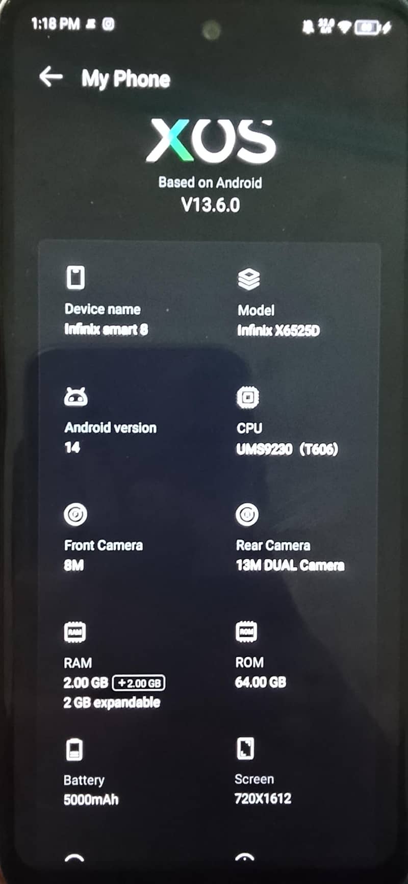 Infinix Smart 8 1