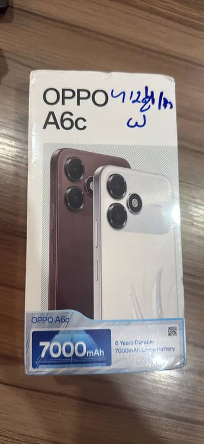 OPPO A6c 4GB RAM 128GB PTA Approved Box Pack