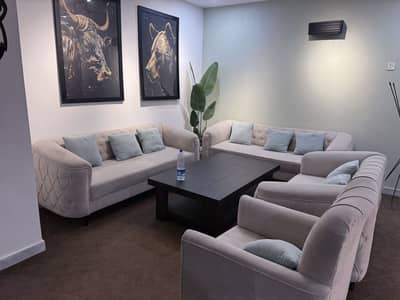 Office Sofas and table 10 seater.
